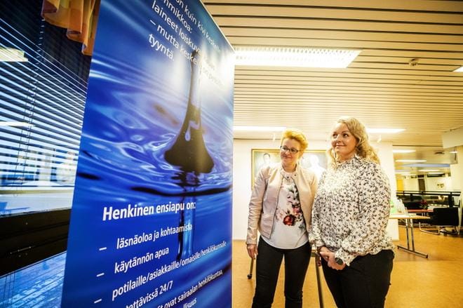 Seksuaaliväkivallan uhreille tarkoitettu Seri-tukikeskus aloittaa toimintansa Seinäjoen sairaalassa. Hankeryhmää on vetänyt naistentautien ja synnytysten ylilääkäri Tiina-Liisa Erkinheimo, hanketyöntekijänä on toiminut kätilö, seksuaaliterapeutti Marika Hyytinen. KUVA: KRISTA LUOMA