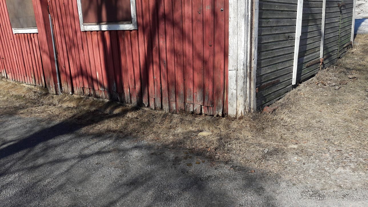Penttilän talon viereinen piharakennus herättää kuntalaisissa kysymyksiä, miksi sitä ei kunnosteta?