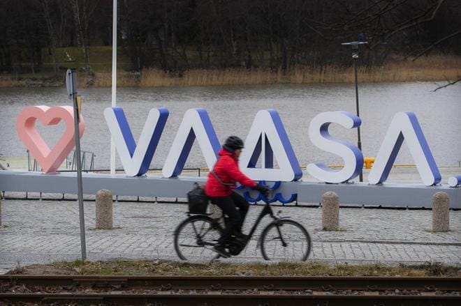 Vaasan kaupungissa tehdään töitä, että kaupungista tulisi onnellisin kaupunki maailman onnellisimmassa maassa. KUVA: JARNO PELLINEN