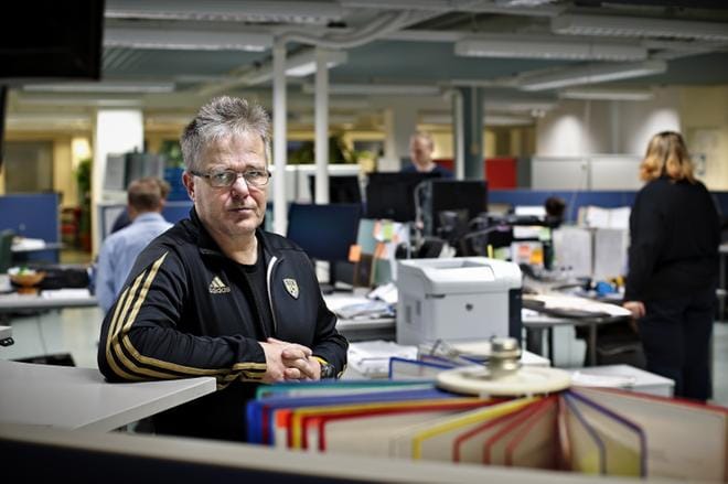 lkka-Yhtymän journalistien pääluottamusmies Heikki Hakanen kommentoi tuoreeltaan yt-tietoa. KUVA: TOMI KOSONEN