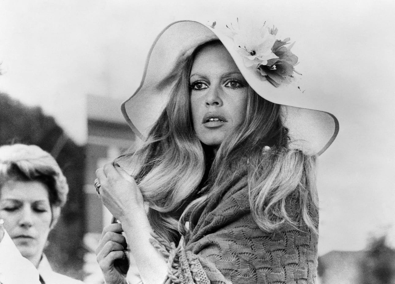 Bardot näytteli Roger Vadimin elokuvassa Don Juan 73. Kuva elokuvan kuvauksista vuodelta 1972.