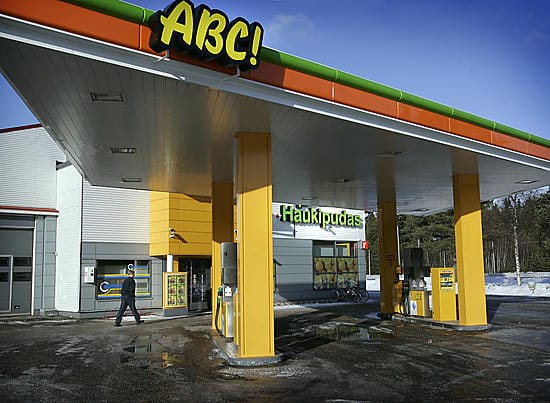 ABC-asema löytyy muun muassa Haukiputaalta.