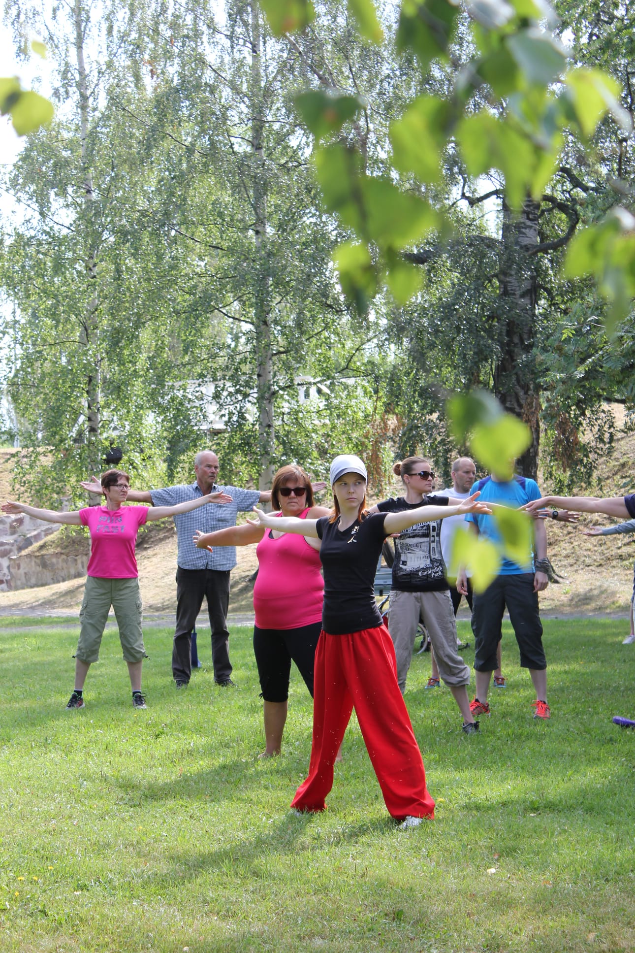 Treenit vetää Oulun Taiji-seura.