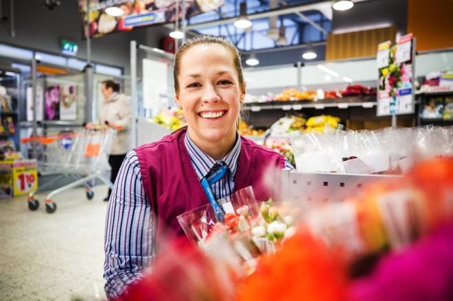 Maria Saarnio on luotsannut viimeisimmän parin vuoden ajan kolmea K-markettia Seinäjoella. ARKISTOKUVA: KRISTA LUOMA