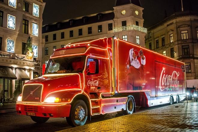Euroopassa joulurekkaperinne on erityisen vahva Saksassa ja Britanniassa. KUVA: COCA-COLA