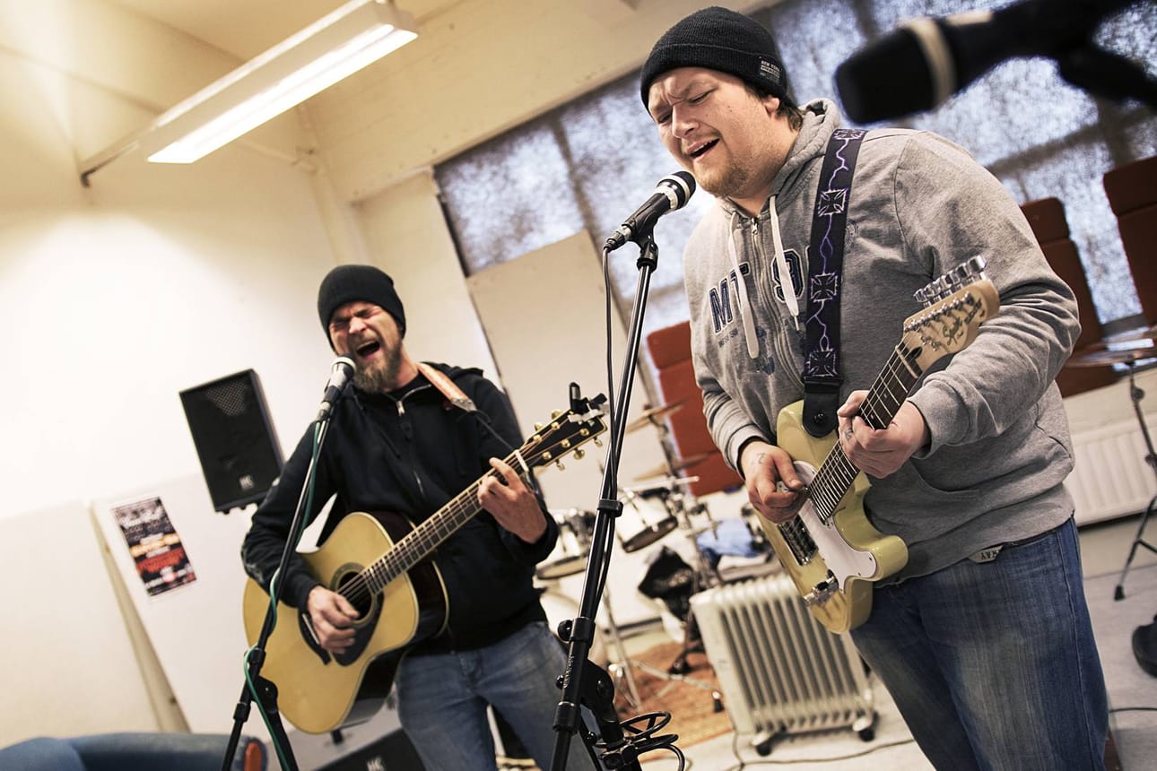 Kymmenisen vuotta Rakkatiellä. Jarkko Mäensivu ja Perttu Kämäräinen treenasivat Rakkatiellä ensimmäisinä ja tulevat varmaan treenaamaan viimeisinäkin.