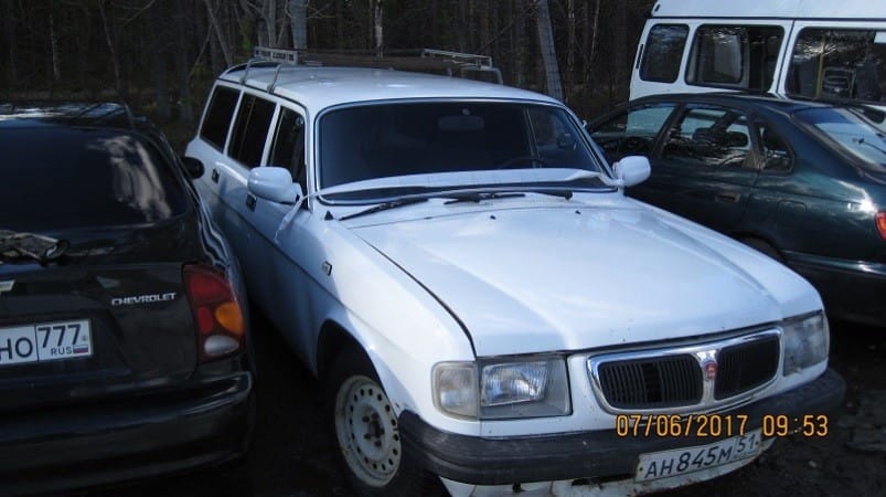 Farmarimallinen Volga-henkilöauto vuodelta 2004 on myytävänä Tullin itäautojen huutokaupassa tällä viikolla. Autoa ei maahantuoda Suomeen.