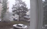 Oulun ukkoskuurossa satoi kaatamalla