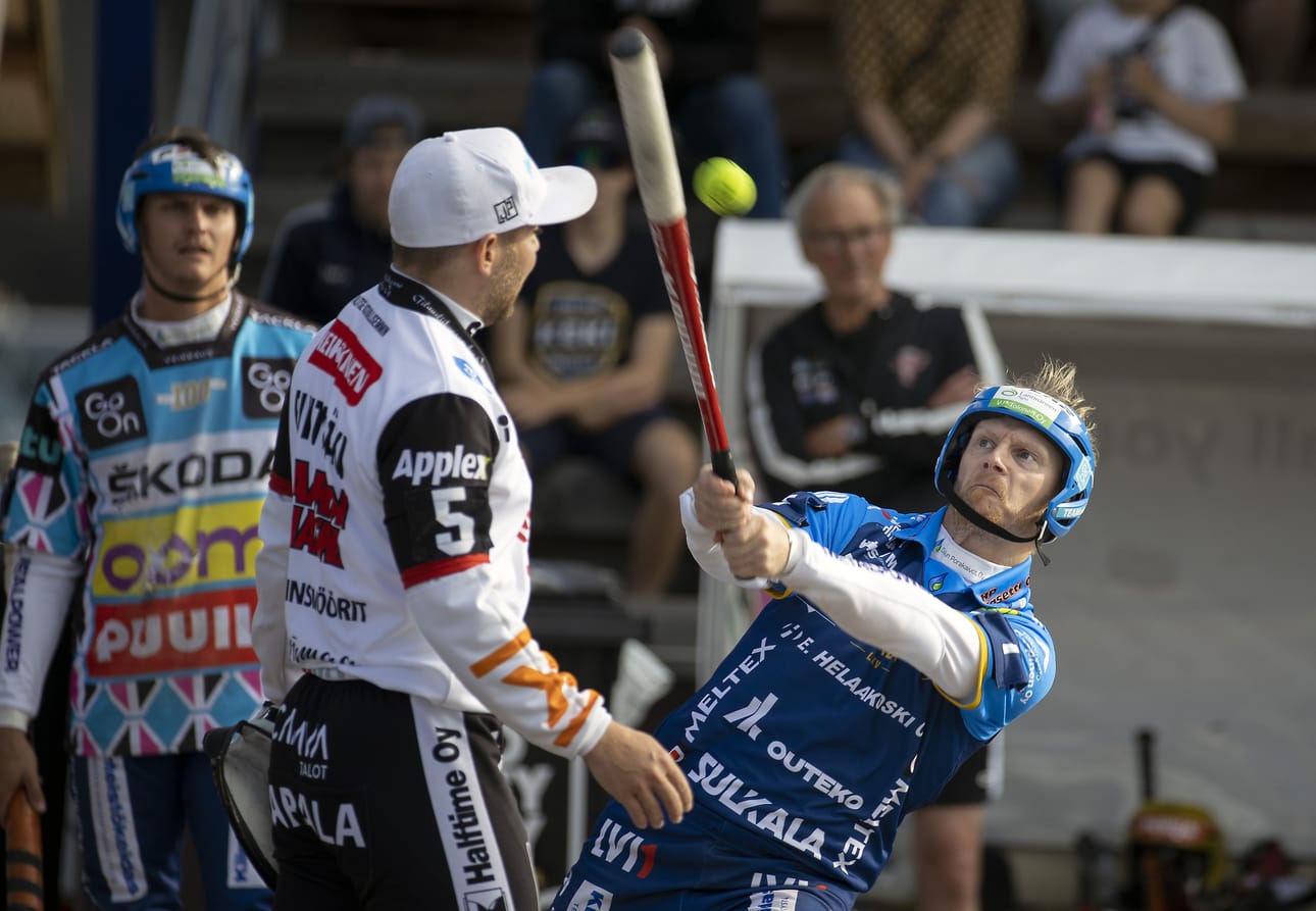 Teemu Isoketo toi yhden juoksun Manse-tappiossa.