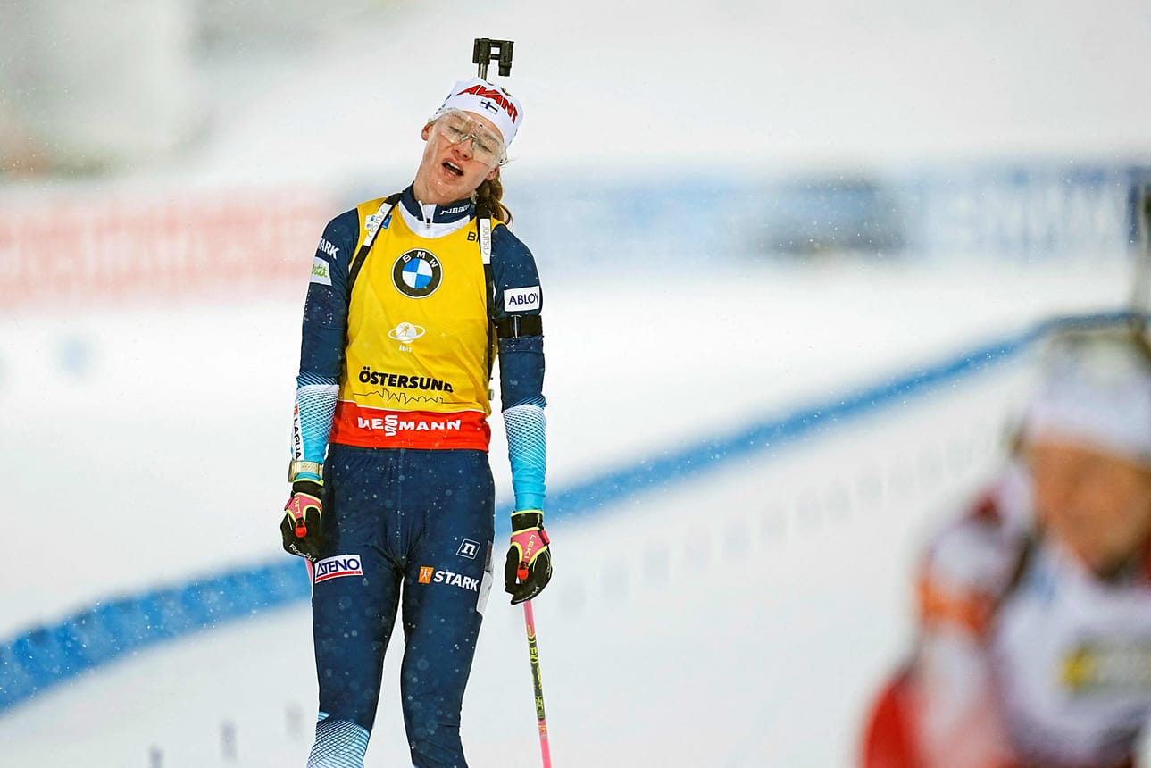 Suvi Minkkinen sijoittui toiseksi Östersundin takaa-ajossa.