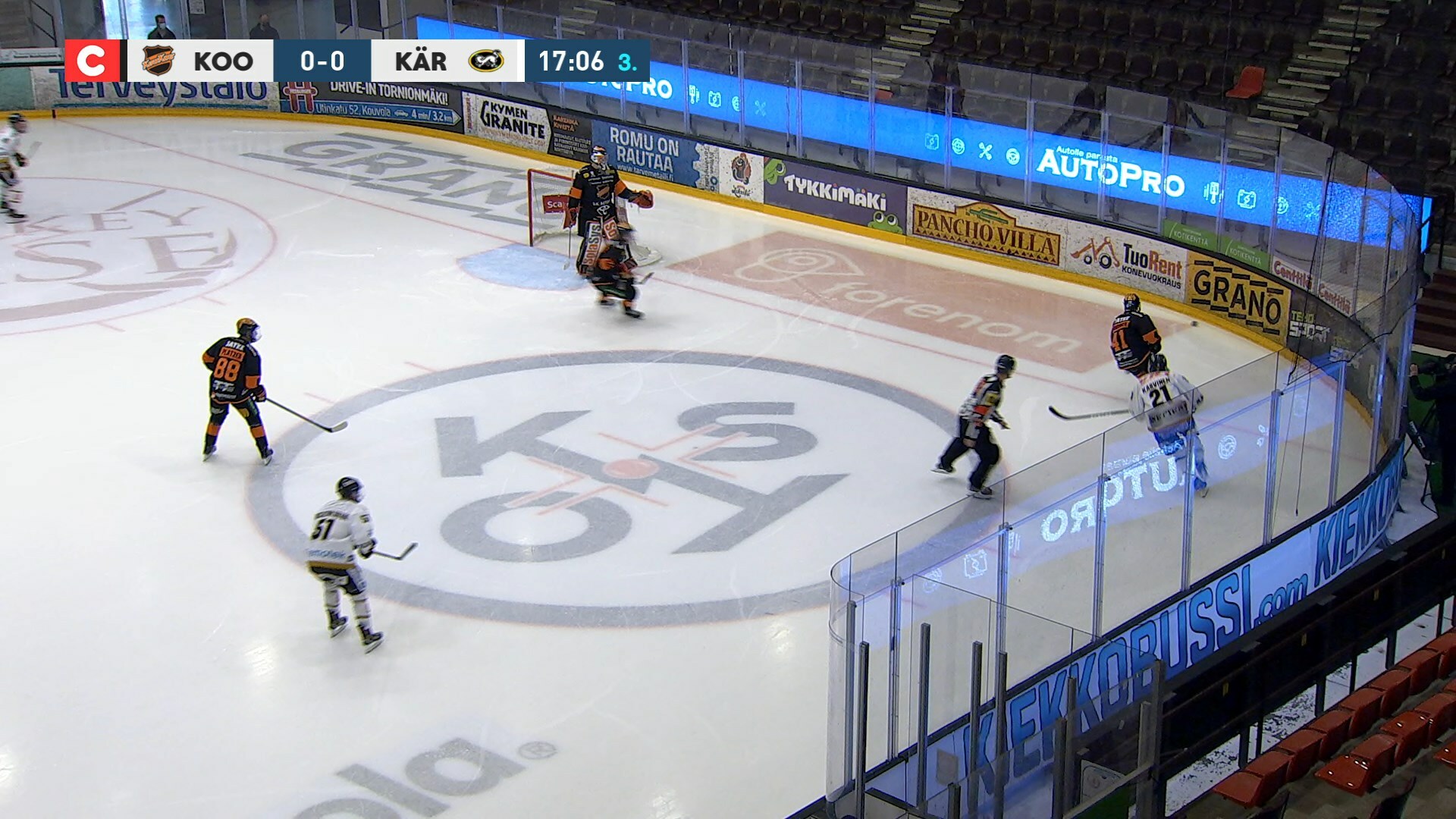 Maalikooste: KooKoo möyhensi Kärpät Kouvolassa
