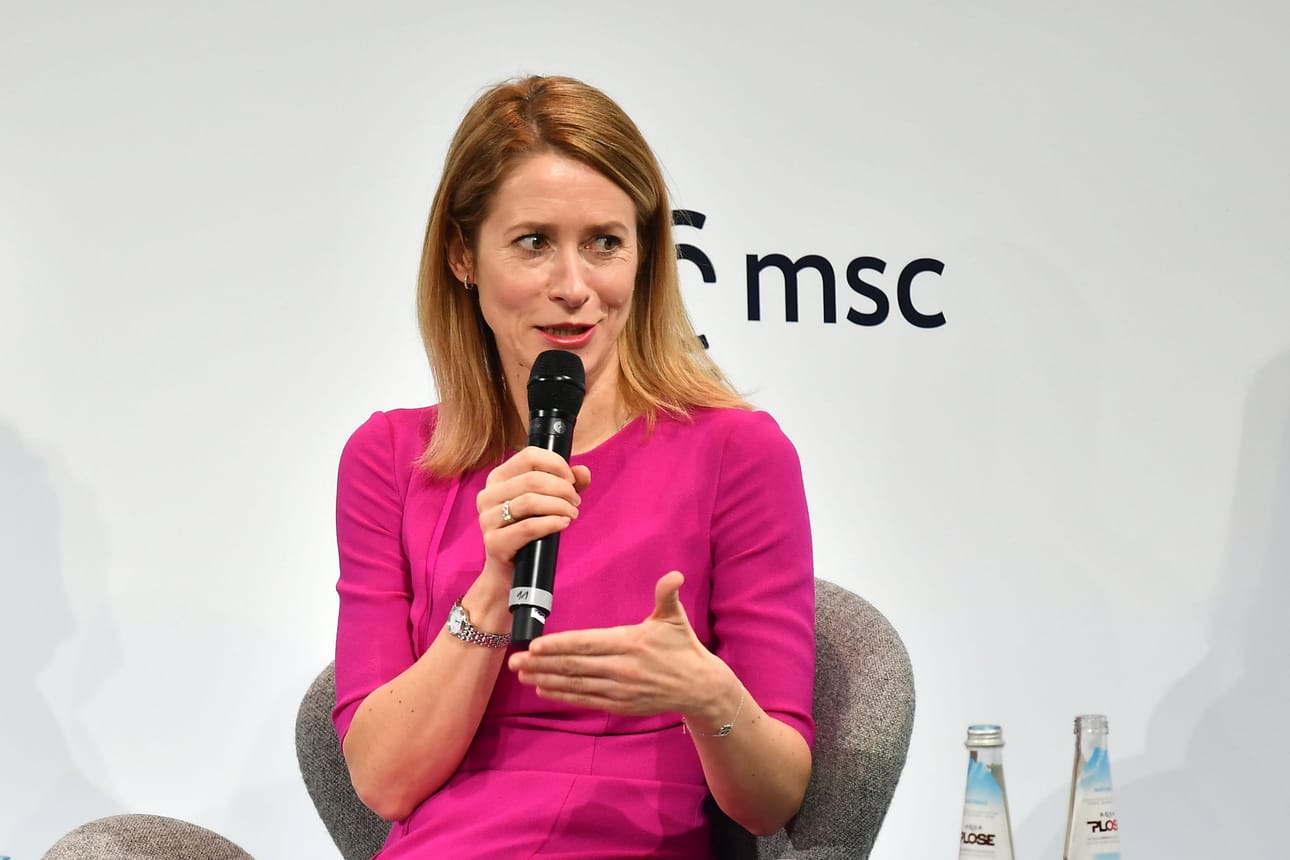 Viron pääministeri Kaja Kallas osallistui paneelikeskusteluun Münchenin turvallisuuskokouksessa sunnuntaina.