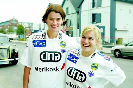 Kirsi Hänninen (vas.) ja Kaisa Salmela ovat Lipolle kovan luokan vahvistuksia.