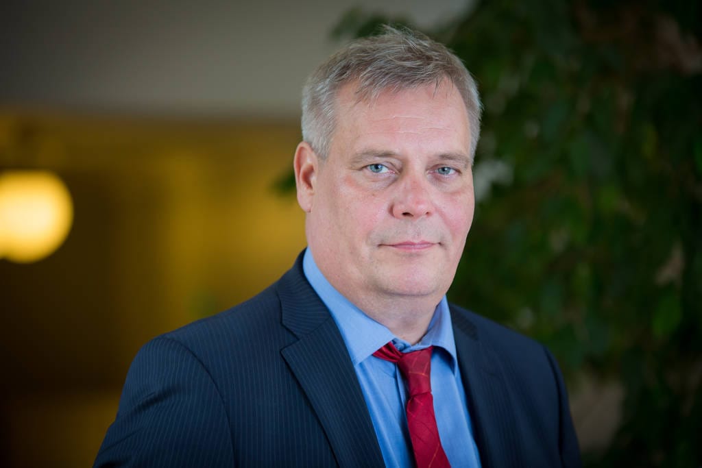 Antti Rinne. Kuva: Laura Kotila / valtioneuvoston kanslia