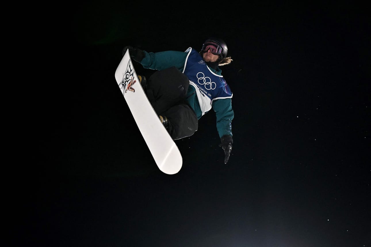 Rene Rinnekangas big airin karsinnassa.