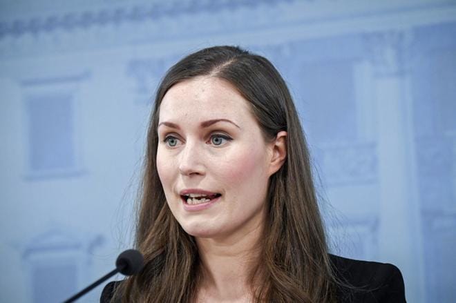 Pääministeri Sanna Marin antoi eduskunnalle tiedonannon hallitusohjelmasta. Siitä äänestetään tiistaina. KUVA: KIMMO BRANDT/arkisto