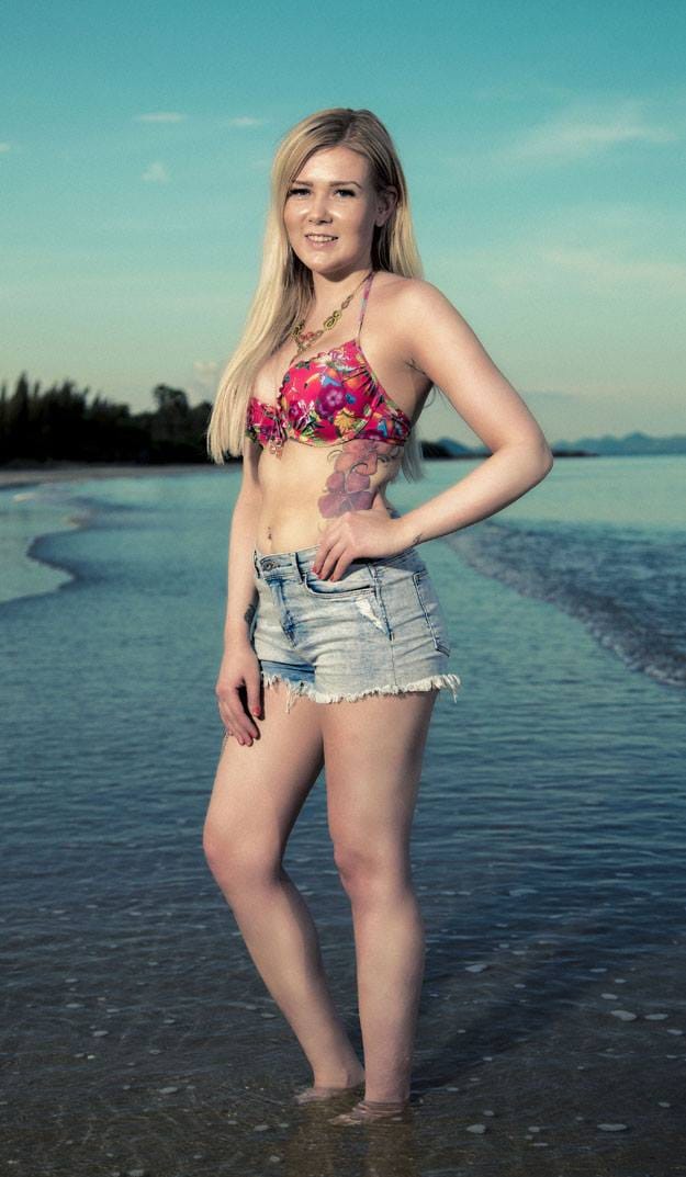 Rantsilasta kotoisin oleva Tiina Tuovinen nähdään ensi kuussa alkavassa Temptation Island 2 -televisiosarjassa. Kuva: Nelonen (Toni Tuominen)