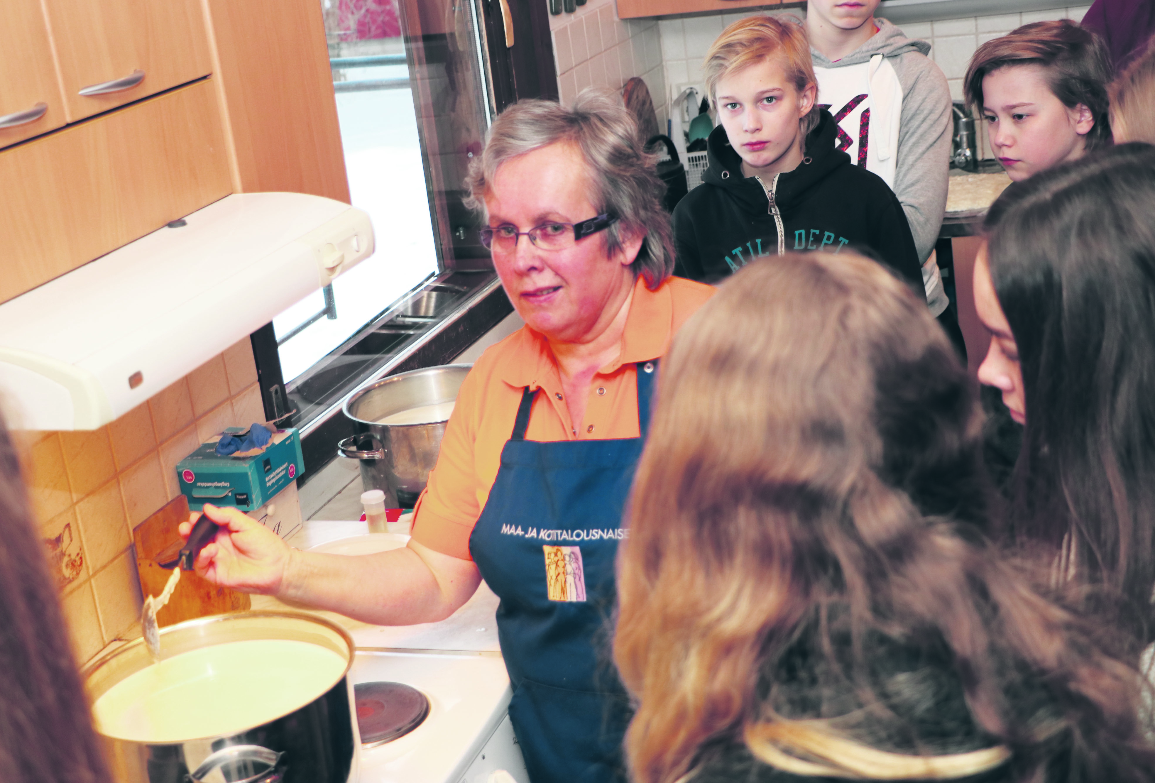 Maidon lämpötilaa pitää seurata tarkasti, opettaa Aira Aspegren.