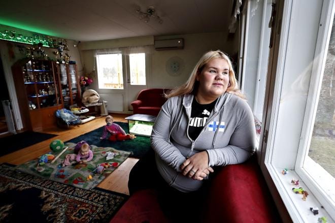 Lapset pitävät Anniina Vaaranmaan kiireisenä, mutta hän lähtee harjoittelemaan aina, kun tilaisuus tulee. Kuva: Tomi Kosonen