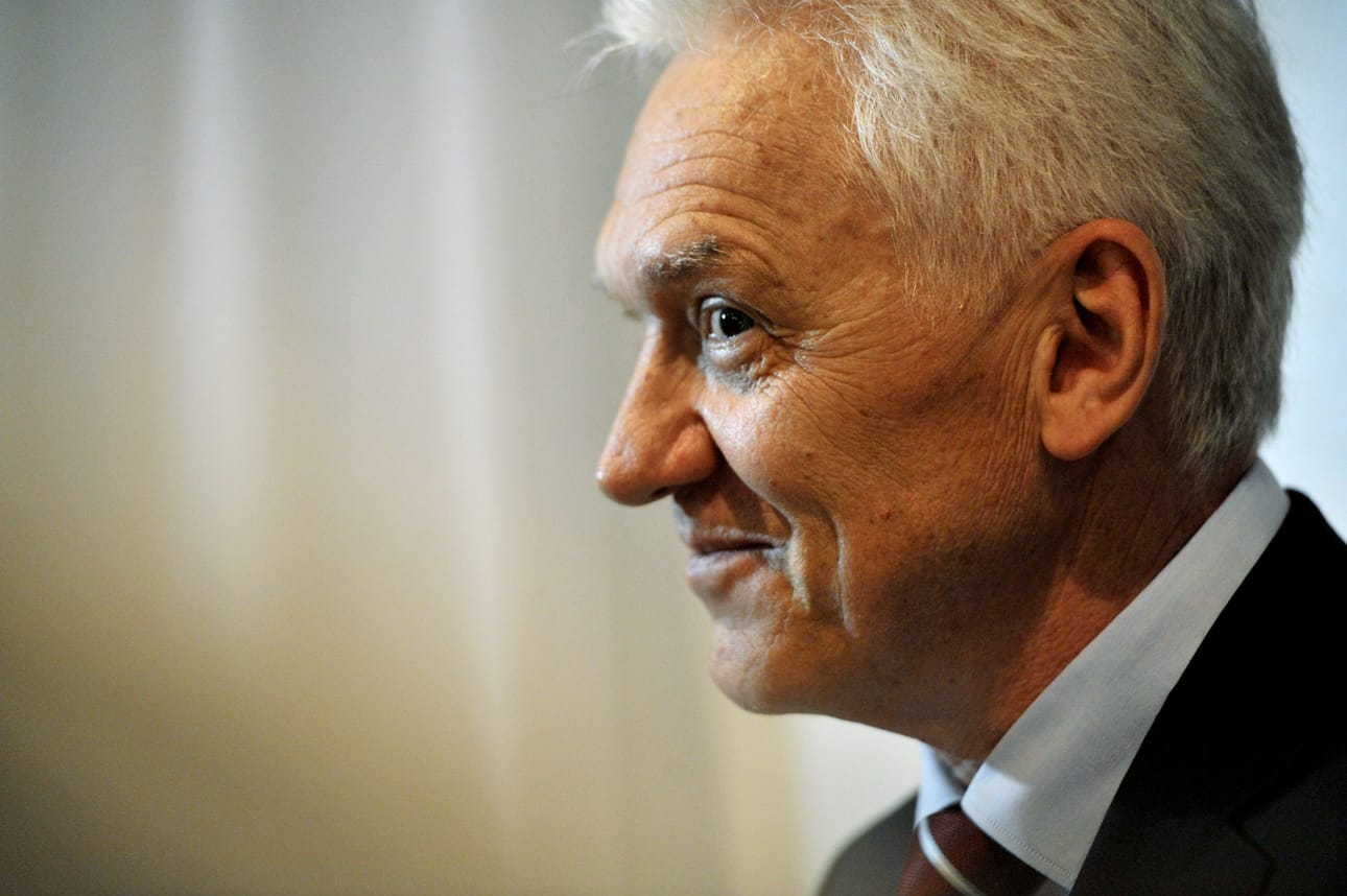 Miljardööriksi rikastunut Timtshenko toimi 1990-luvun alussa muun muassa Urals-öljynhankintayhtiössä. LEHTIKUVA / ALEKSI TUOMOLA