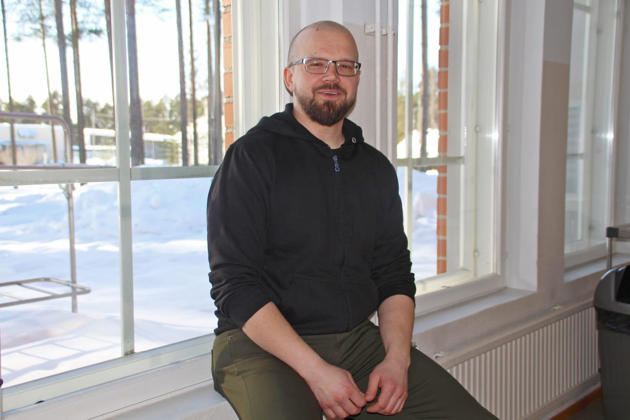 Jere Hakkarainen on tyytyväinen, että on saanut mahdollisuuden osallistua hanketyöhön.