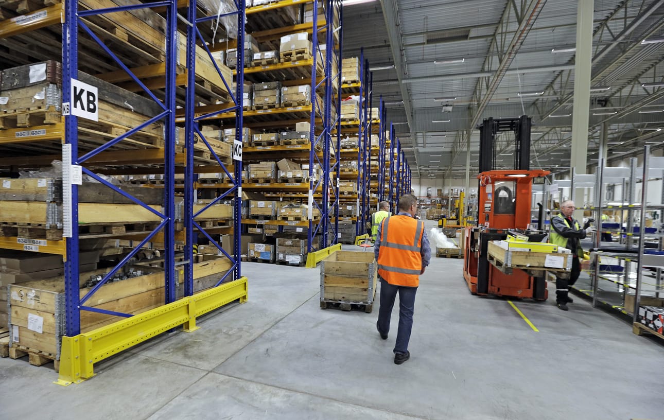 DHL:n uusi logistiikkakeskus avasi ovensa Ruskossa.