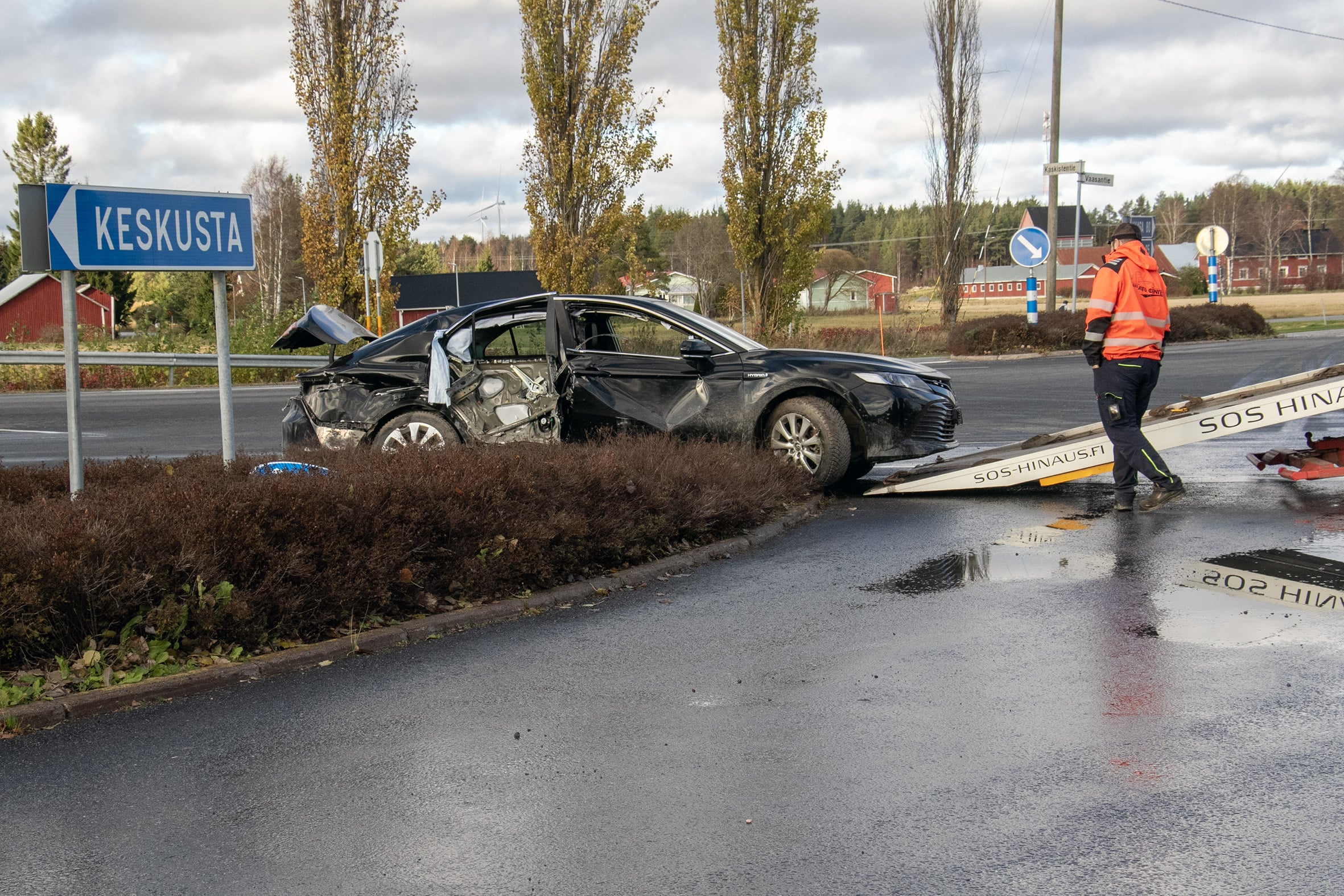 Risteyskolari Teuvalla – Yksi loukkaantui