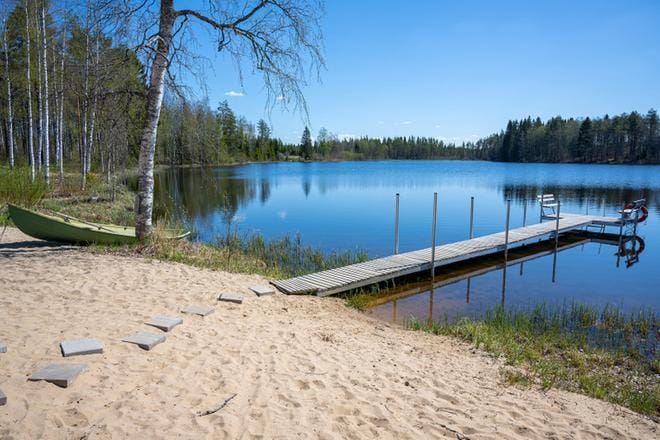 Soinin Kukonkylän Viitalammen alueella voi viettää mukavia kesäpäiviä.