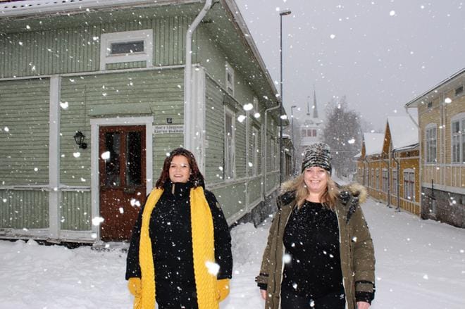 Kristiinan puutalokeskustaan tulee Camilla Stenholmin ja Cecilia Yrttiahon perustama majoitusliike, joka sai nimensä Ulrika Eleonoran kirkon mukaan. KUVA: MINNA ZILLIACUS
