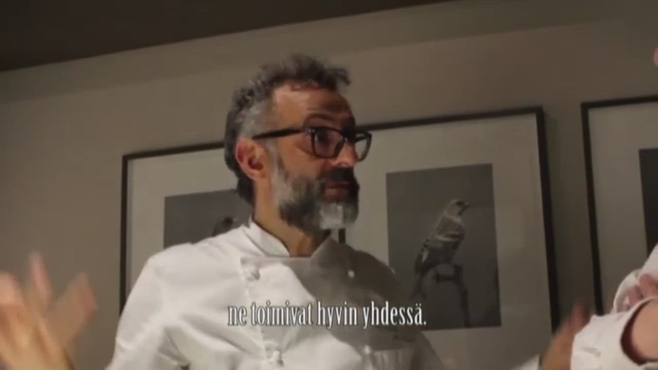 Massimo Bottura puhuu ruoasta