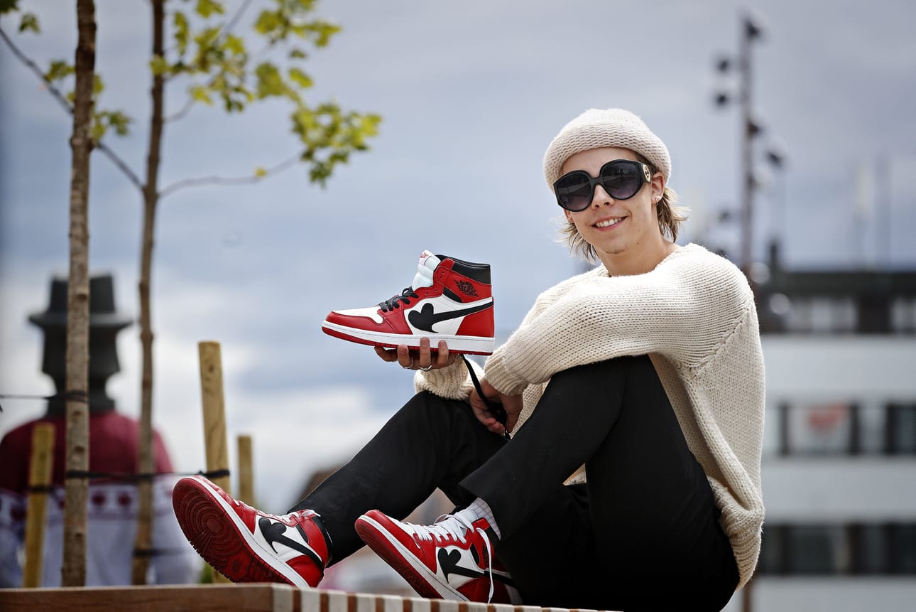 Jimi Vain nousi esille, kun hän kustamoi Jordan 1 -tennarit, jotka yhdysvaltalaisräppäri Playboy Carti sitten halusi. Arkistokuva vuodelta 2019.