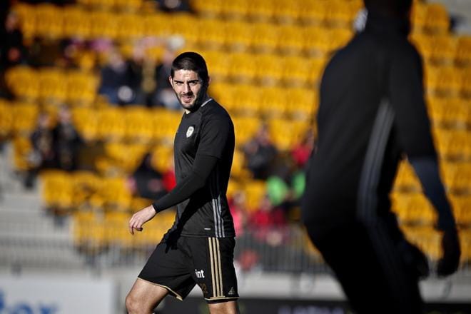 SJK:n Diego Bardanca on kotiutunut Seinäjoelle hyvin. Kun vielä pääsisi maistamaan poroa. Kuva Tomi Kosonen.