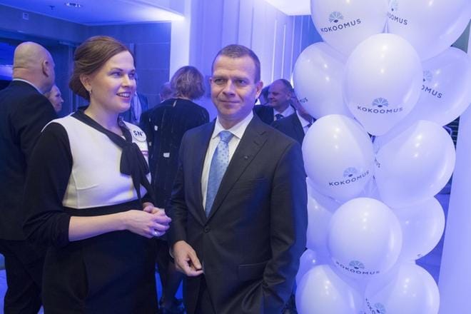 Kokoomuksen puoluevaltuuston puheenjohtaja Mari-Leena Talvitie ja puheenjohtaja Petteri Orpo totesivat, että kokoomuksella on paikka Sauli Niinistön valintaa tukevassa kansanliikkeessä. KUVA: COM.PIC / MAURI RATILAINEN