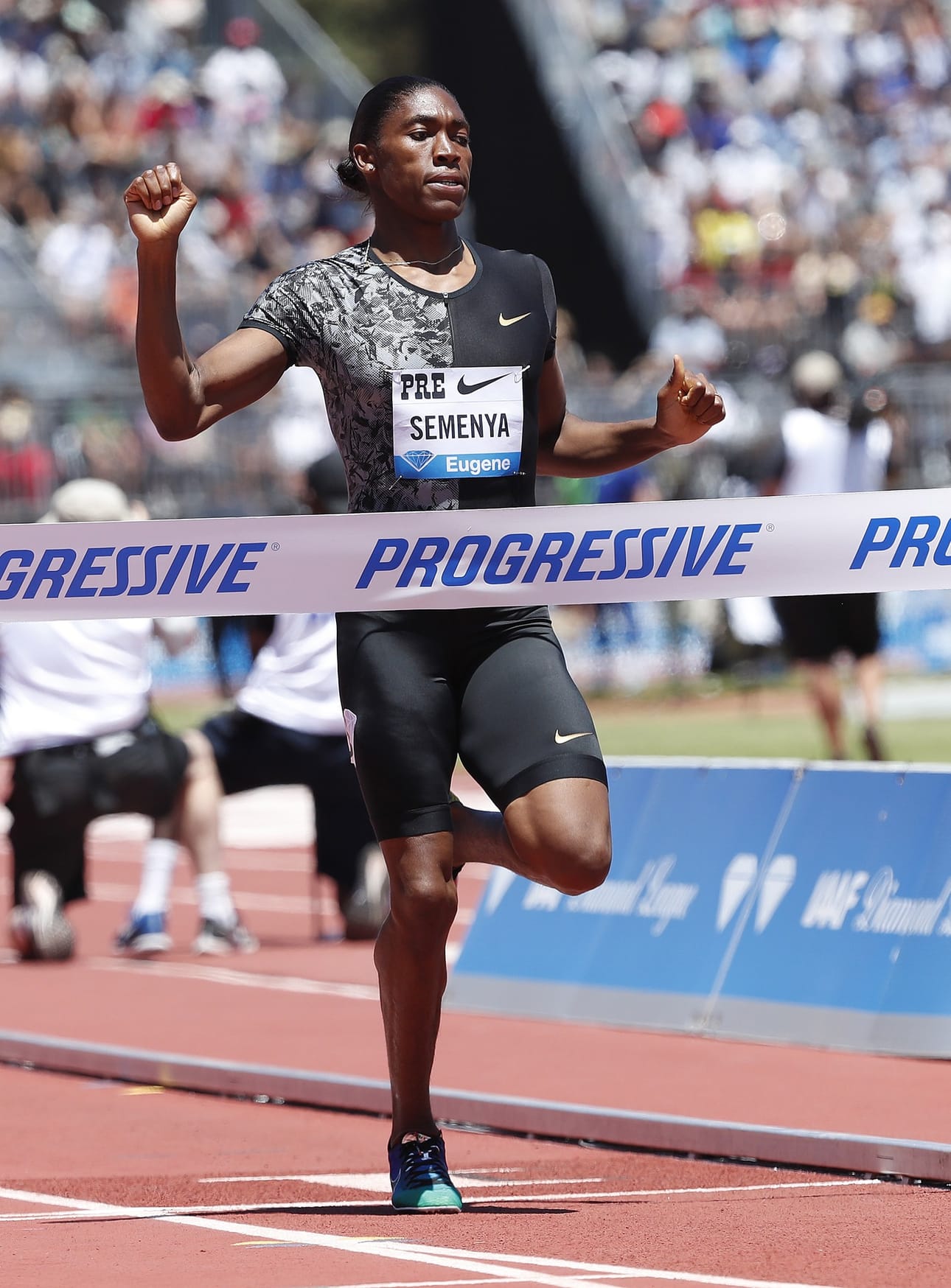 Caster Semenya Timanttiliigan kilpailussa Stanfordissa kesäkuun lopussa.