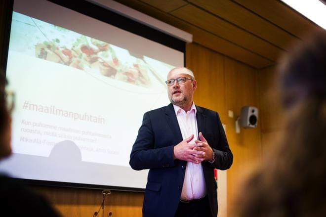Eniten Etelä-Pohjanmaalla tienasi viime vuonna Atria-konsernin toimitusjohtaja Juha Gröhn. Arkistokuva: Krista Luoma