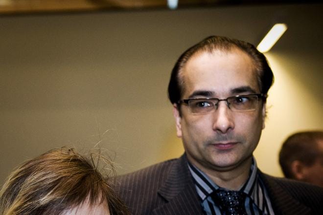 Ammattiliitosta erotettu Heikki Lampela Helsingin käräjäoikeudessa vuonna 2010. KUVA: Joel Maisalmi