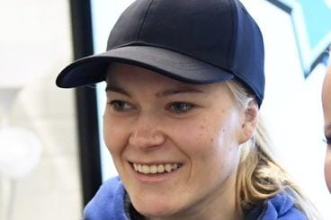 Naisleijonien maalivahti Noora Räty on pelannut kaksi viime kautta ammattilaisena Kiinassa. KUVA: VESA MOILANEN / LEHTIKUVA