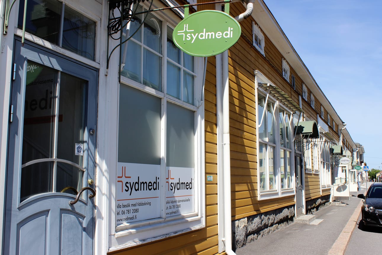 Sydmedillä on yksi toimipiste Kristiinan keskustassa.