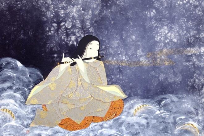 Japanilaisen taiteilija Aoyama Shigeryn teos.