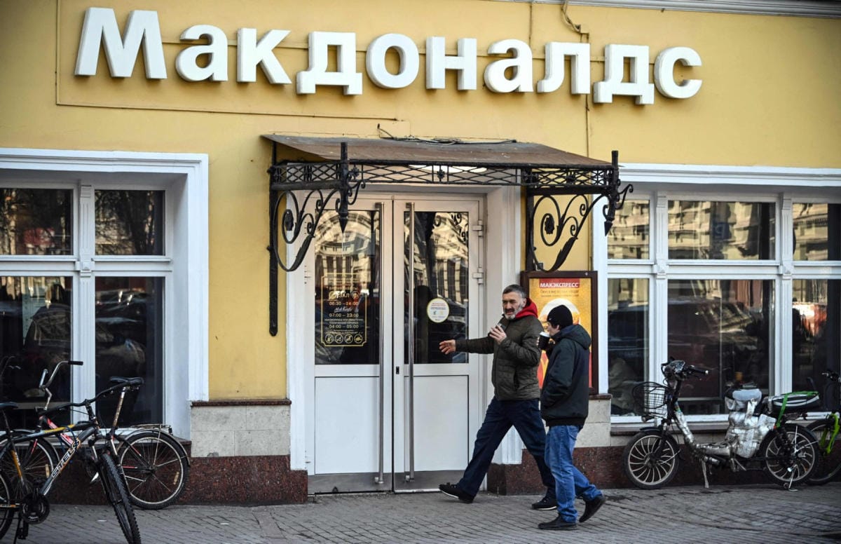 McDonald's on toiminut Venäjällä yli 30 vuoden ajan. Lehtikuva/AFP