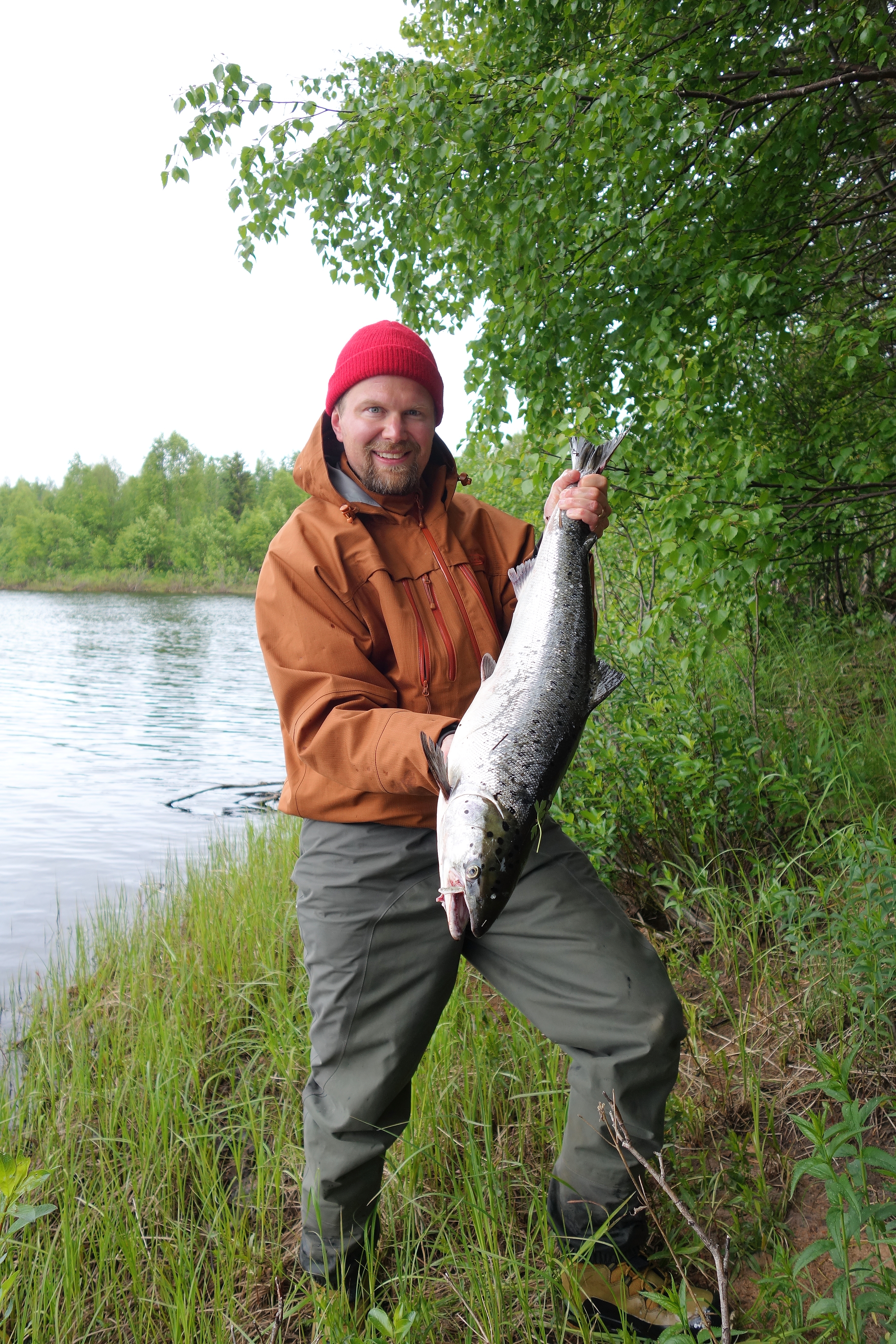 Kalastaminen on tärkeä osa Aki Juusolan elämää.