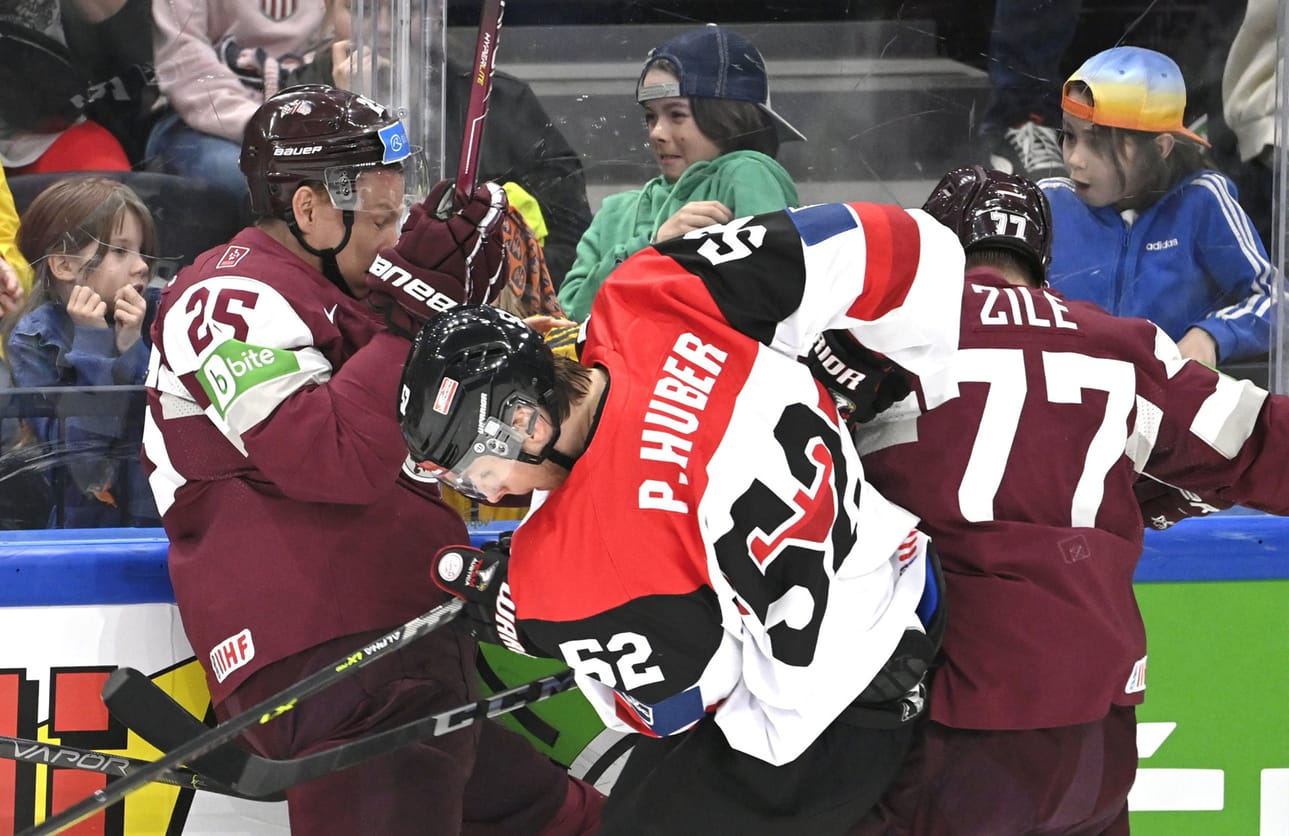 Itävallan Paul Huber väänsi Latvian Andris Dzerinsin ja Kristaps Zilen kanssa perjantain myöhäisottelussa aina rankkarikisaan asti.