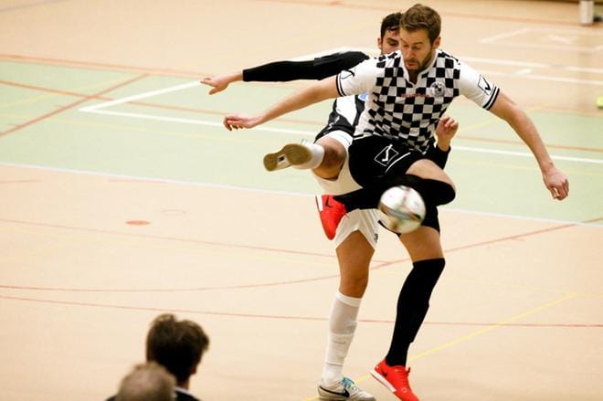 Matias Träskbäck on futsal-liigan pistepörssin kolmosena. KUVA: EETU SILLANPÄÄ