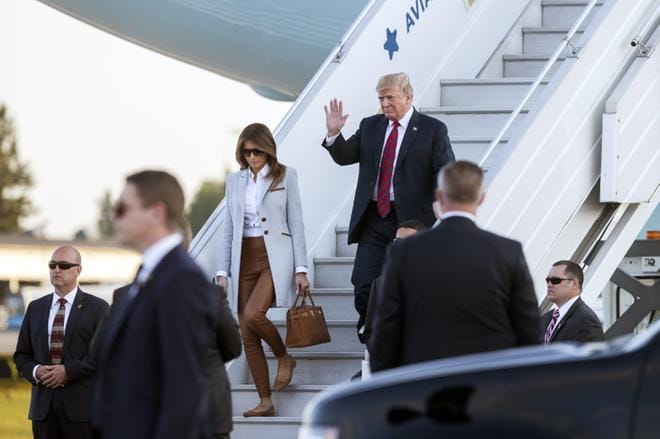 Yhdysvalloissa kapinoitiin loppiaisena demokraattista päätöksentekoa vastaan. Kuva on Trumpien vierailulta Suomessa vuonna 2018. Kuva: Jarno Pellinen