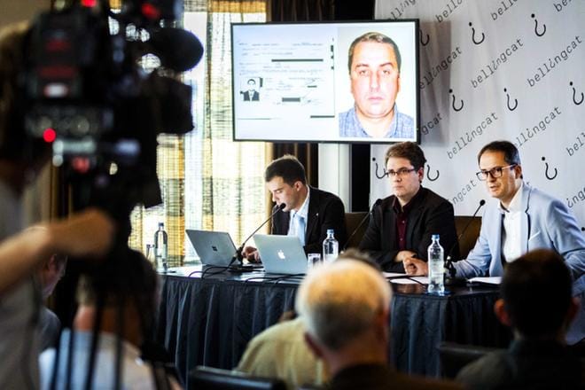 Bellingcat-journalistiverkosto julkaisi perjantaina MH17-matkustajalentokoneen alasampumisesta epäillyn komentajan nimen ja kuvan. Hän on tiedustelu-upseeri Oleg Ivannikov Venäjän armeijasta. KUVA: REMKO DE WAAL