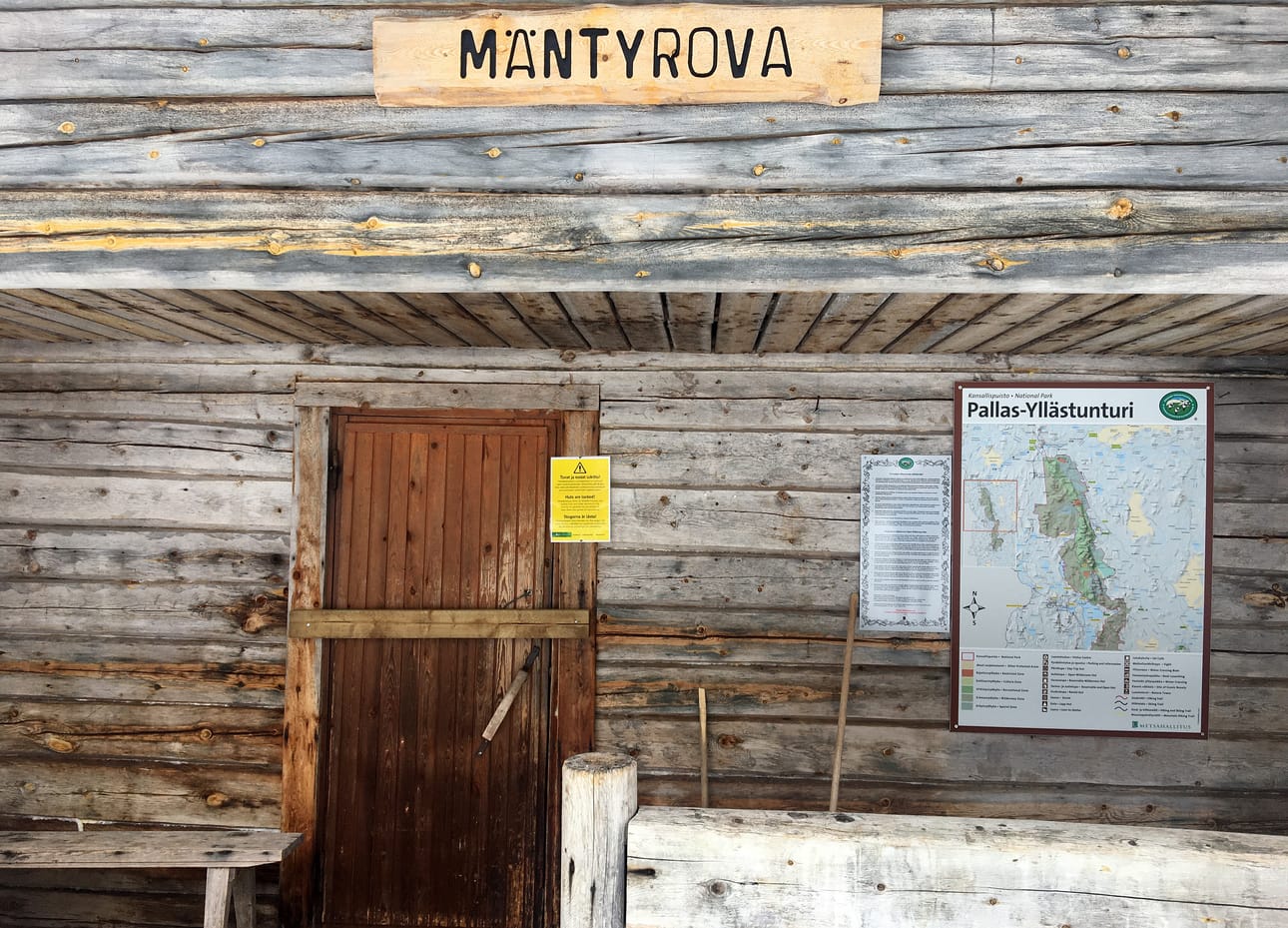 MUONIO. Metsähallitus on sulkenut Mäntyrovan päivätuvan, jossa hiihtäjät tapaavat pysähtyä Pallaksen ja Oloksen välillä.