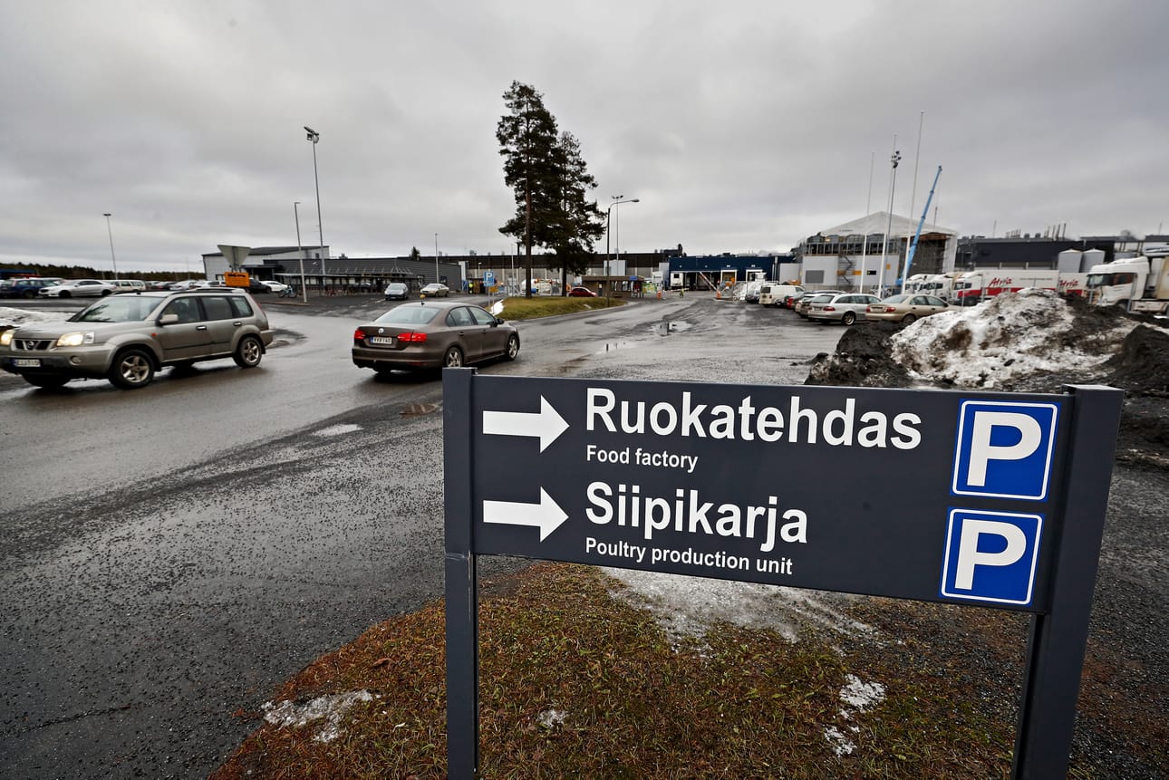 Atria investoi siipikarjatuotantoon. Uuden tehtaan rakentaminen on aikataulussaan ja kustannusarviossaan. Arkistokuva.