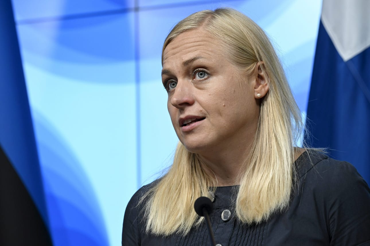 Ulkoministeri Elina Valtonen (kok.) esitteli Suomen tavoitteita Wienissä järjestetyssä pysyvän neuvoston kokouksessa. Arkistokuva. LEHTIKUVA / Antti Aimo-Koivisto