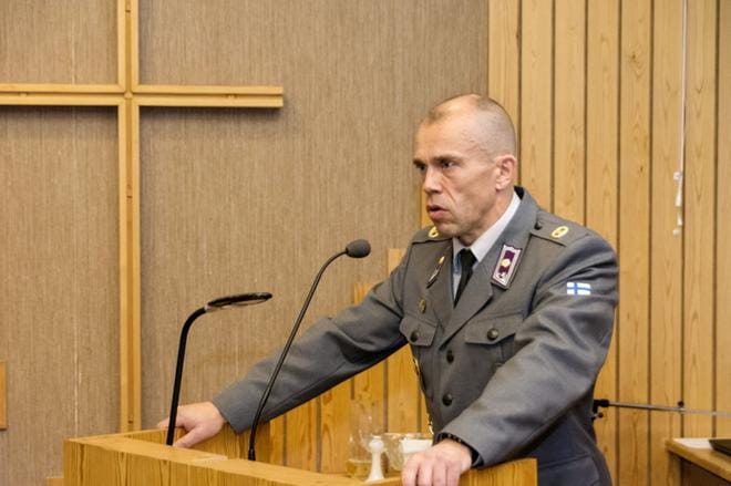 Kutsuntalautakunnan puheenjohtaja majuri Juha Olli oli tyytyväinen, että maanpuolustushenki ja -tahto ovat edelleen hyvin korkealla.