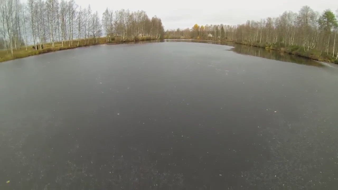 Tältä näyttää jäihin tippuminen
